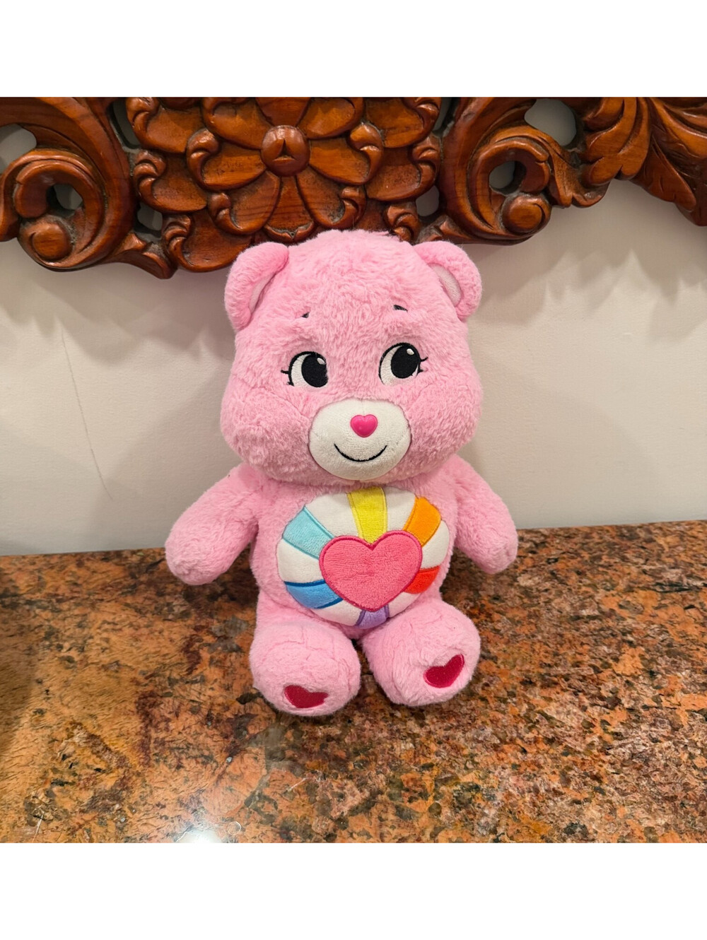 Care Bears Hopeful Heart Bear Pink Plush Toy